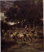 unknow artist Sheep 103 China oil painting reproduction